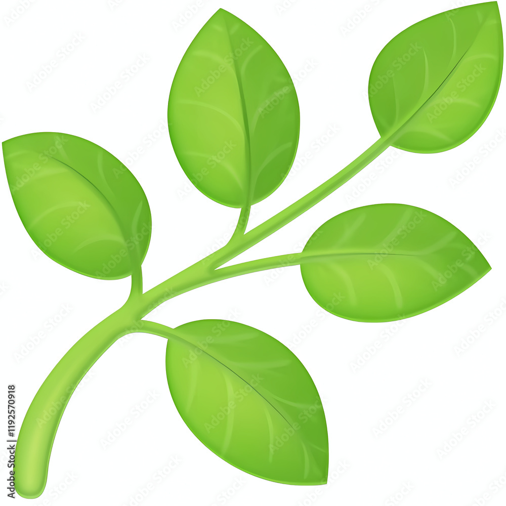 Obraz premium Leafy Branch 