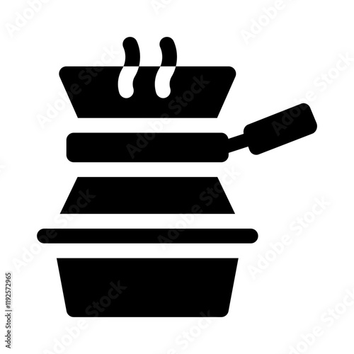turkish coffee pot glyph icon