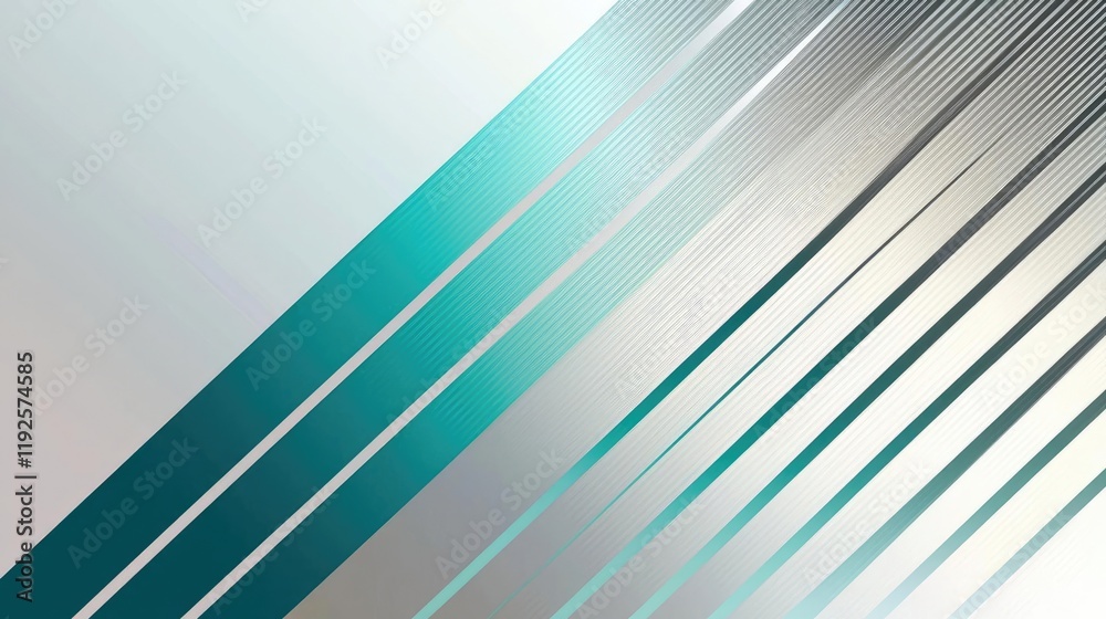 Fototapeta premium Symmetry gradient concept. Stylish geometric background with sleek lines and a modern color palette.