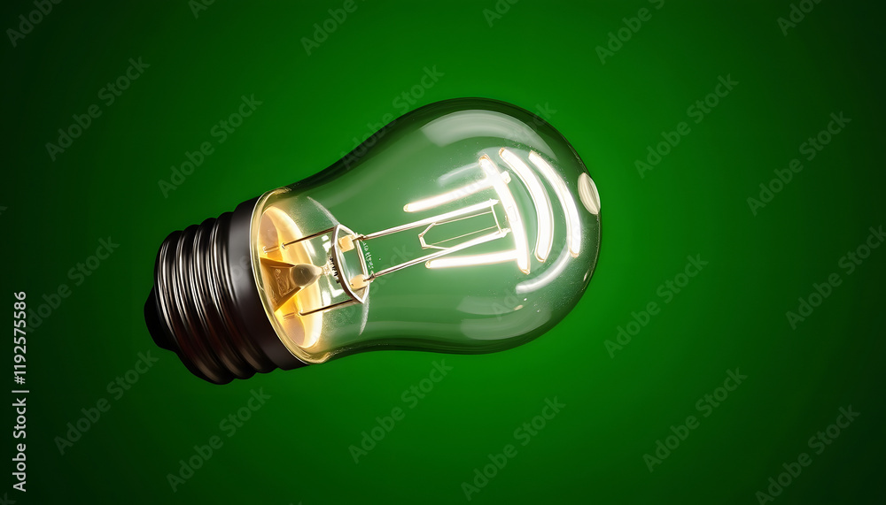 Energy saving light bulb, detailed, with white tones Energy saving light bulb, detailed, with white tones