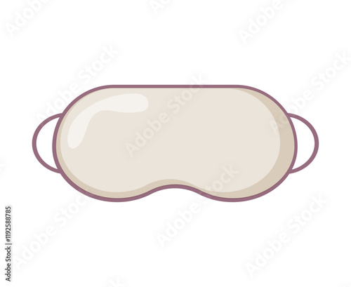  Sleep mask . Vector illustration