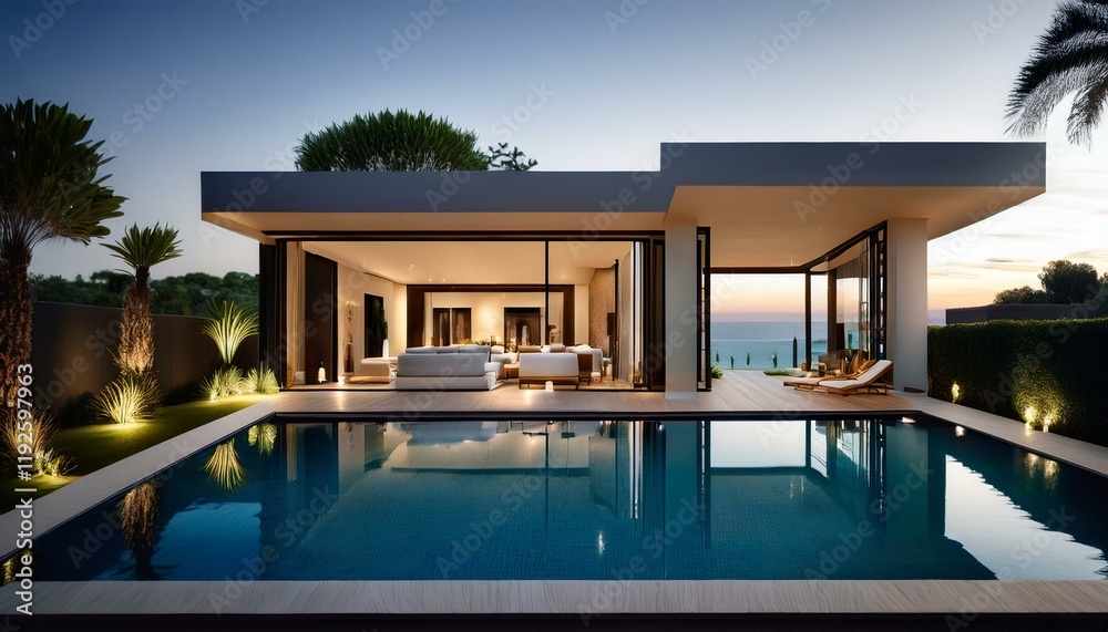 Ultra-Modern Luxury Villa with Infinity Pool, Floor-to-Ceiling Glass Walls, Spacious Open Concept Design, High-Tech Features, Premium Materials, and Serene Private Setting – The Perfect Dream Home for Ultra-Modern Luxury Villa with Infinity Pool, Floor-to-Ceiling Glass Walls, Spacious Open Concept Design, High-Tech Features, Premium Materials, and Serene Private Setting – The Perfect Dream Home for