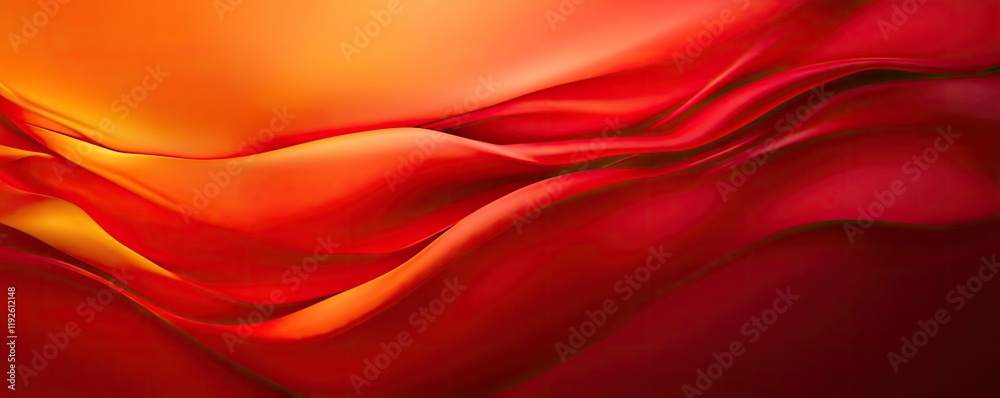 Obraz premium Blurred abstract background idea. Vibrant waves of red and orange create a dynamic, abstract visual experience.