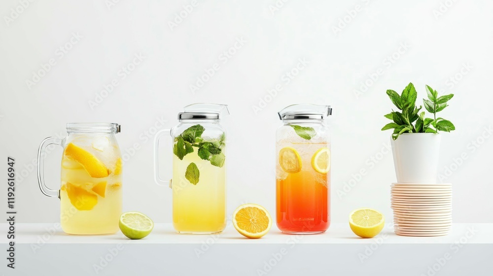 Minimalist Photography of Refreshing Lemonade and Iced Tea Recipes for Healthy Living Minimalist Photography of Refreshing Lemonade and Iced Tea Recipes for Healthy Living