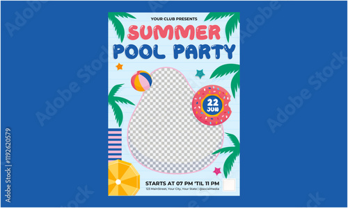 Pool Party Flyer