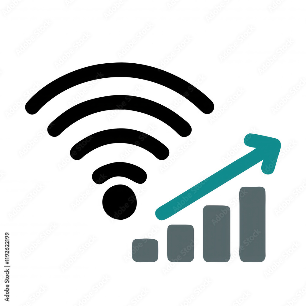 A chart with ascending bars and an upward arrow, symbolizing growth and progress in data or performance metrics.