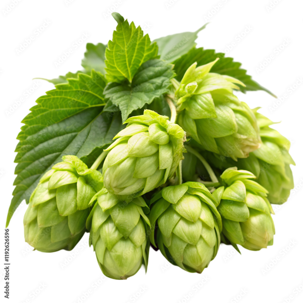 Hops isolated on transparent background Hops isolated on transparent background