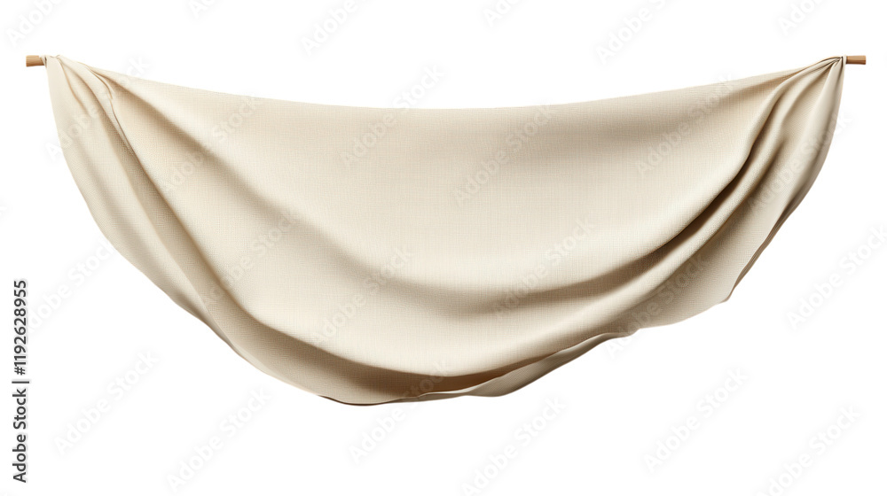Creamy Draped Fabric: A Stunning Visual for Design Projects Creamy Draped Fabric: A Stunning Visual for Design Projects