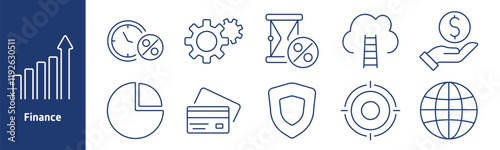 Internet set icon. Hand gesture, wireless issues, file folders, settings, gear, network map, approved files. Represent data management, digital interaction, and network troubleshooting
