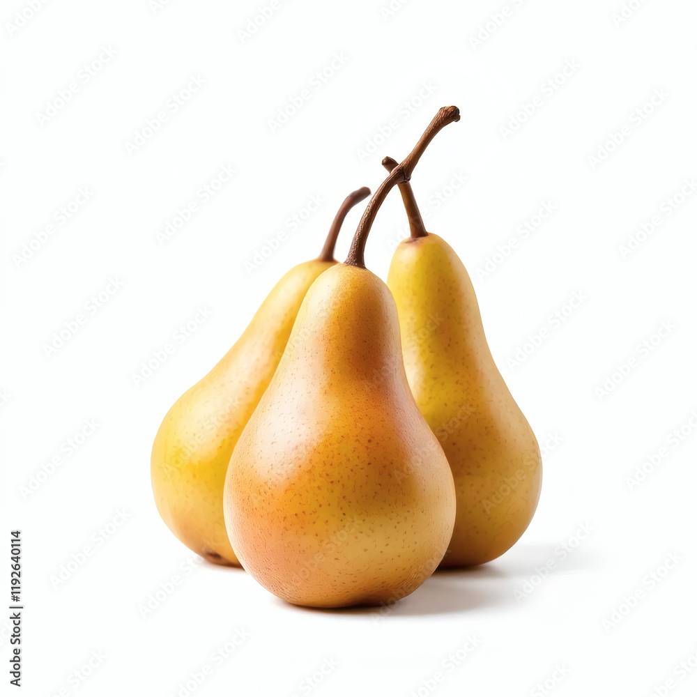 Pears isolated on white background Pears isolated on white background
