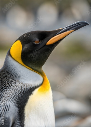 King penguin in the zoo