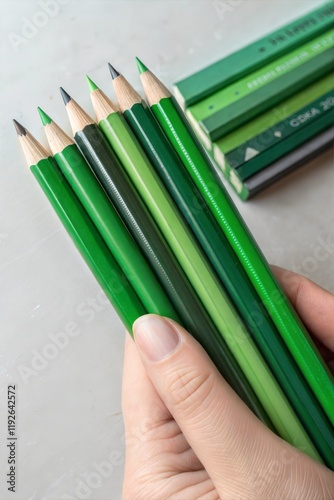 Pencils in hand