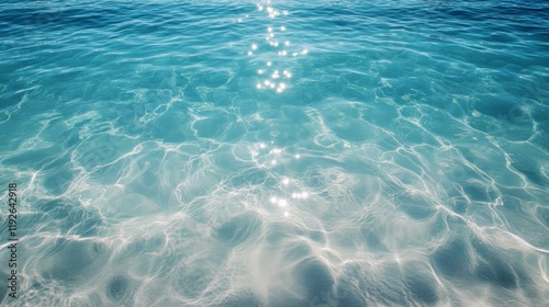 Calm Waves on a Clear Ocean Surface