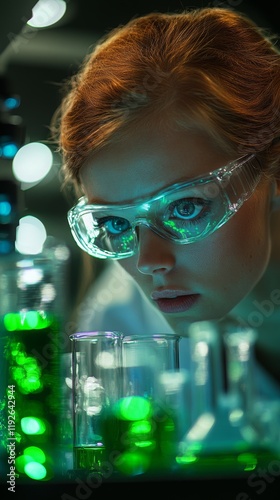 Young Scientist Working in Modern Laboratory