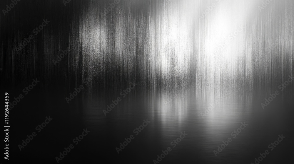 Abstract metallic background with a shiny silver foil texture and subtle aluminum-inspired gradient