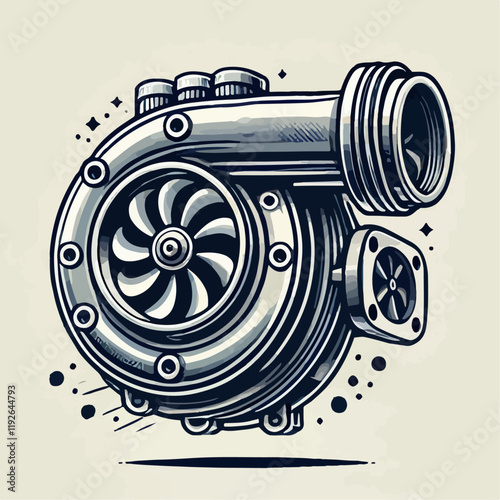 turbo engine background
