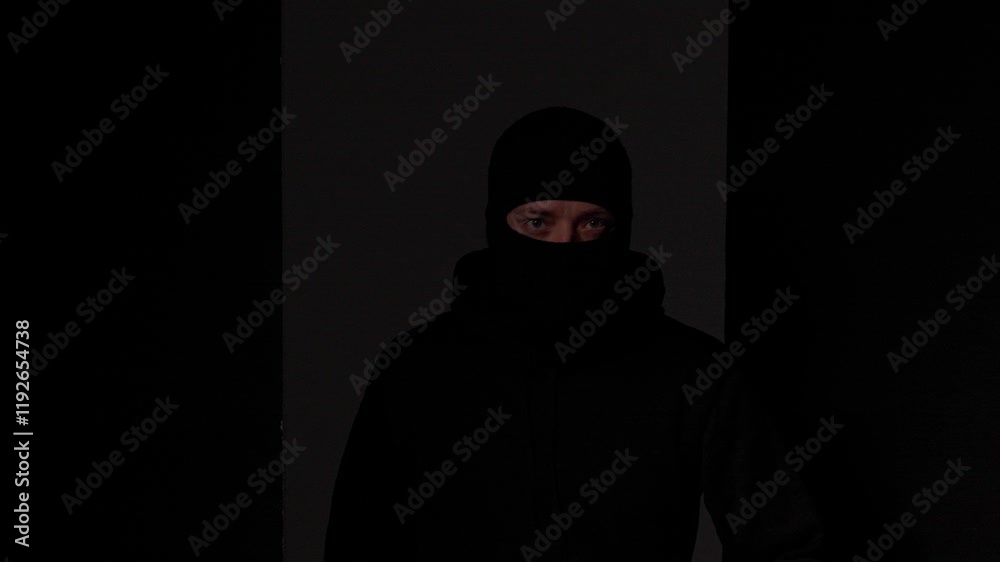 Man in Shadows with Stealthy Appearance Man in Shadows with Stealthy Appearance