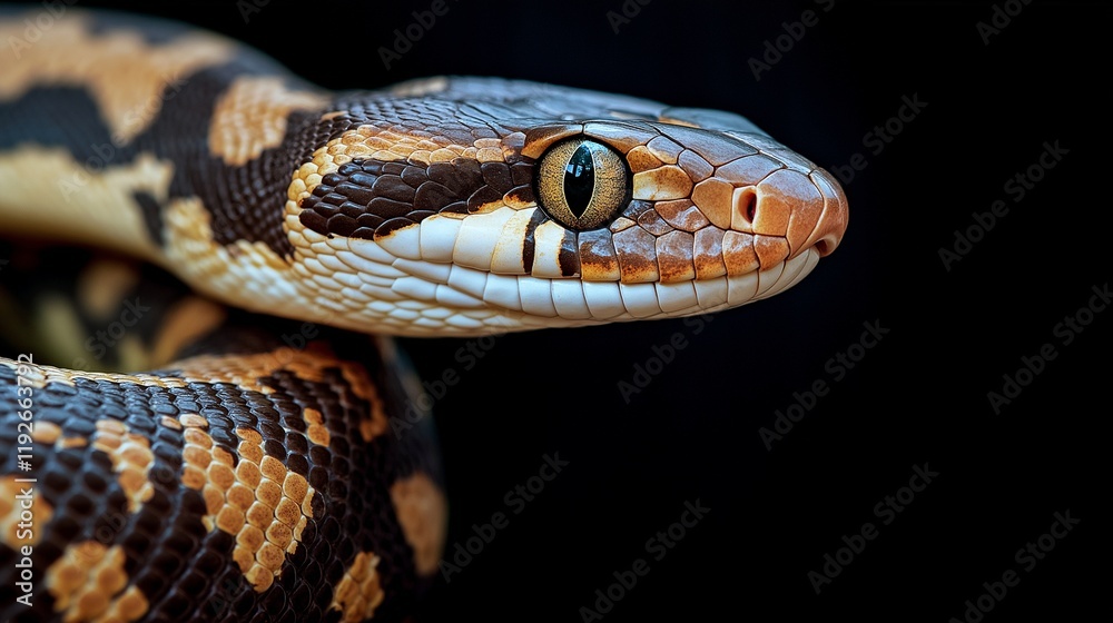Snake close up with copy space Snake close up with copy space