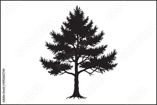 Cedar Tree Silhouette Bundle