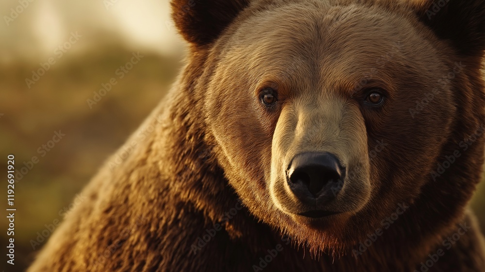 bear close up with copy space bear close up with copy space