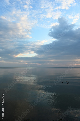 Abend am Stettiner Haff bei Kamminke photo