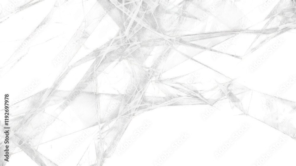 Abstract Ice Patterns - A Striking Visual Composition