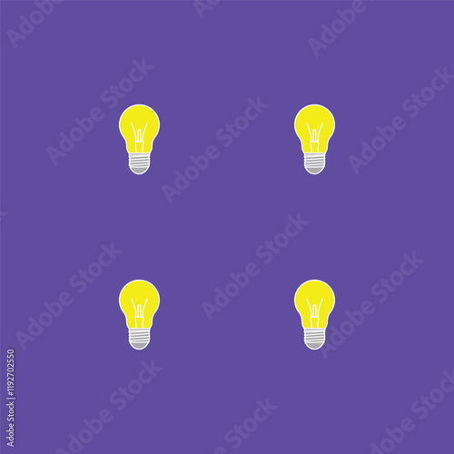 Pattern Light Bulb with 4