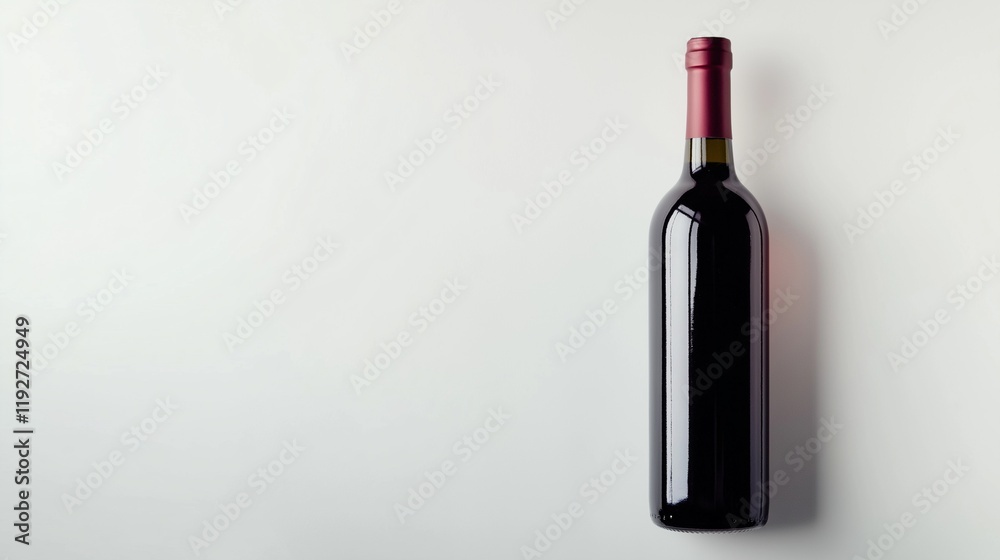 wine bottle with copy space isolated on background wine bottle with copy space isolated on background
