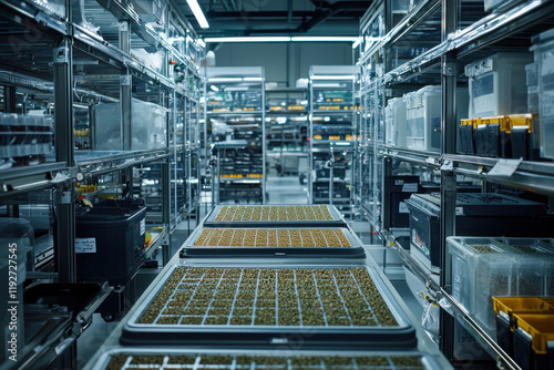 Climate-Controlled Seed Bank with Preservation Trays photo