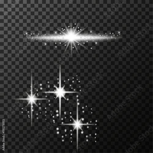 glow, stars, abstraction, for design.eps
