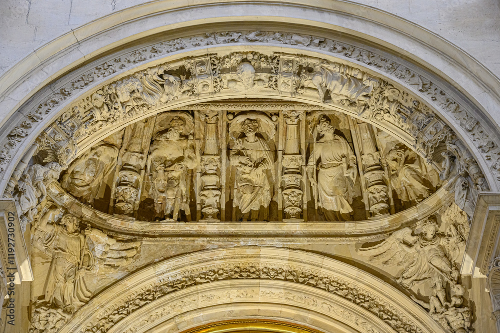 Fototapeta premium Indoors medieval feature of the Seville Cathedral, Spain