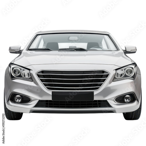 Sleek Silver Sedan - Modern Automotive Design