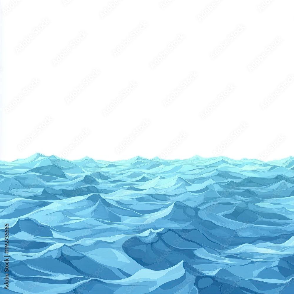 Obraz premium blue water background
