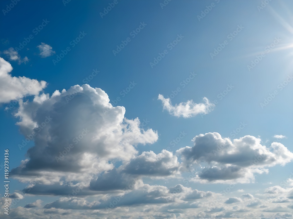 Fototapeta premium a clear cloud