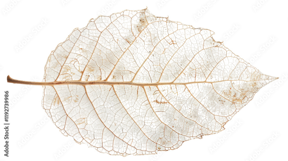 Obraz premium Delicate Leaf Structure - A Detailed View