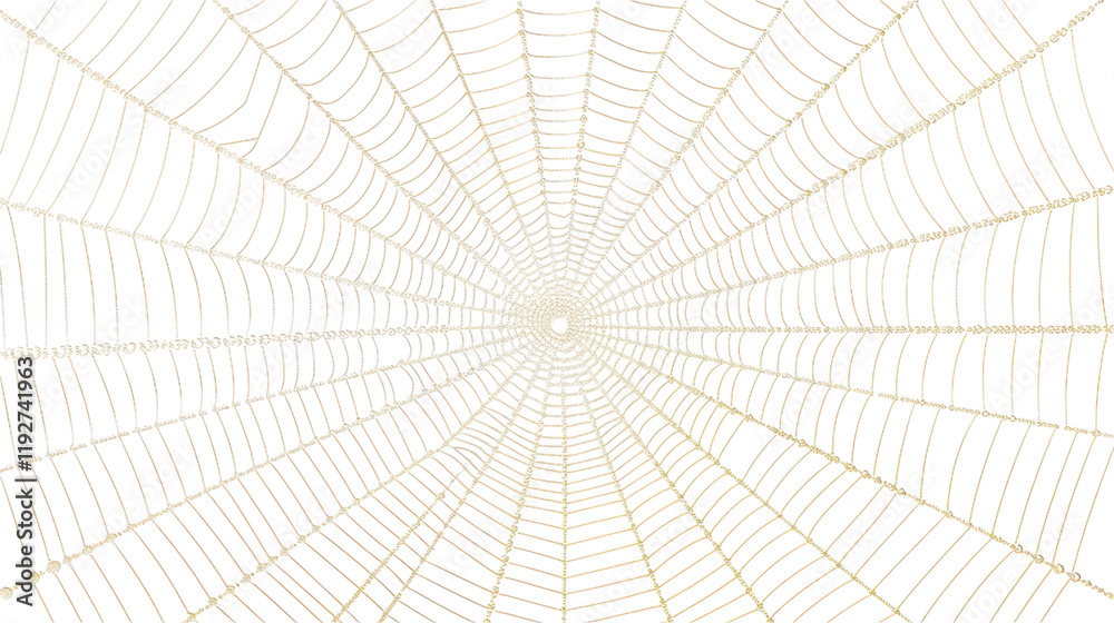 Obraz premium Intricate Spiderweb Pattern Design