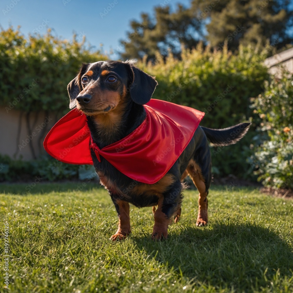 Dachshund., breed of dog.cute dachshund wiener Dog Sausage Doggo in the forest. Dachshund., breed of dog.cute dachshund wiener Dog Sausage Doggo in the forest.