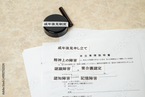 成年後見制度　本人に代わって法律的に支援する制度