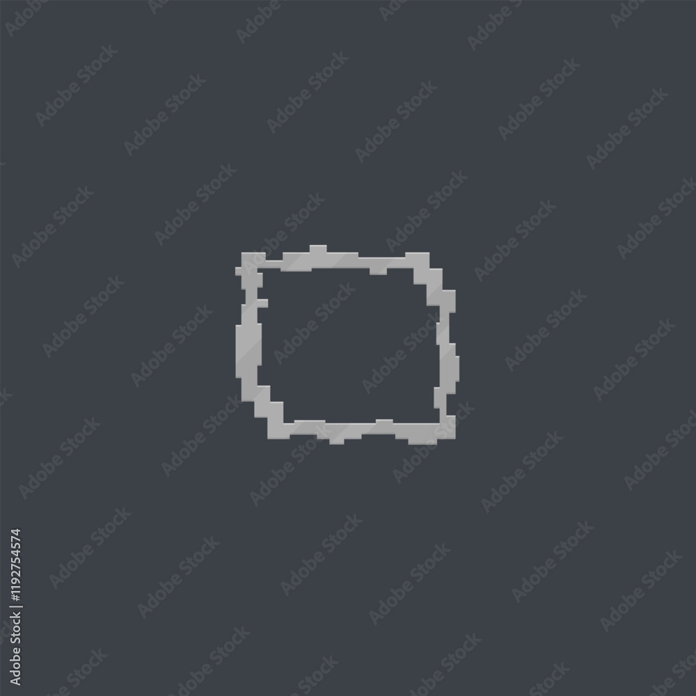 Sci Fi Futuristic Pixel Style Frame Game UI Military E-sport Logo Element Vector Design Sci Fi Futuristic Pixel Style Frame Game UI Military E-sport Logo Element Vector Design