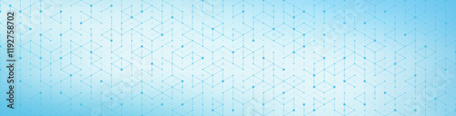 Modern health care or medical background design. Health care innovation concept. Horizontal header web banner. Abstract geometric background with hexagon shapes for medicine, science, chemistry.