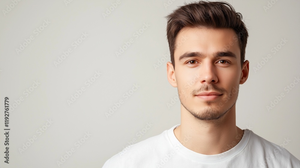 white man isolated on background white man isolated on background
