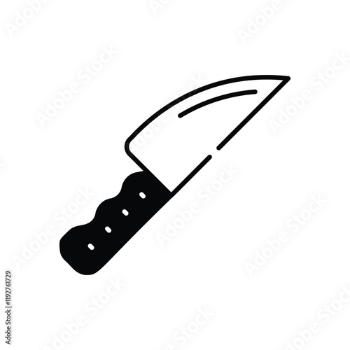 Knife vector icon