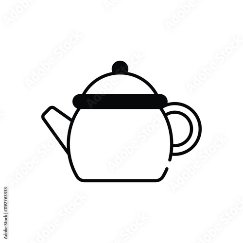 Tea Pot vector icon
