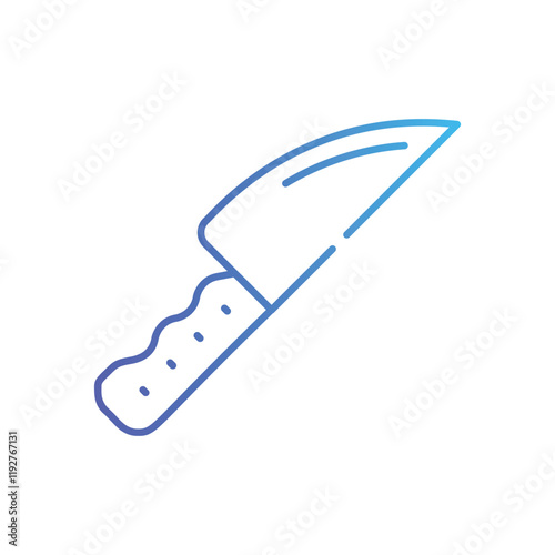 Knife vector icon