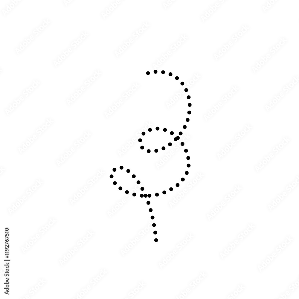 Simple Bee Trace Vector Simple Bee Trace Vector