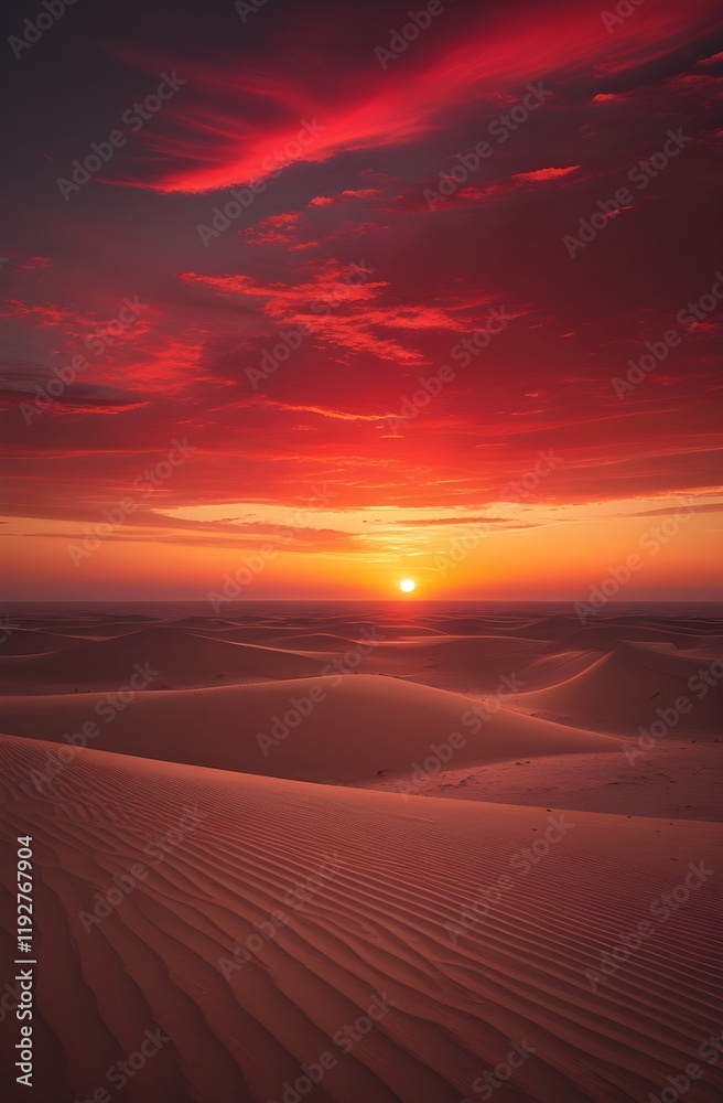 Dramatic Sunset Over Expansive Desert with Vibrant Clouds Phone Wallpaper Art
Dramatic Sunset Over Expansive Desert with Vibrant Clouds Phone Wallpaper Art