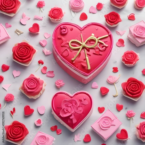 heart shaped candies for Valentine’s Day 2025
