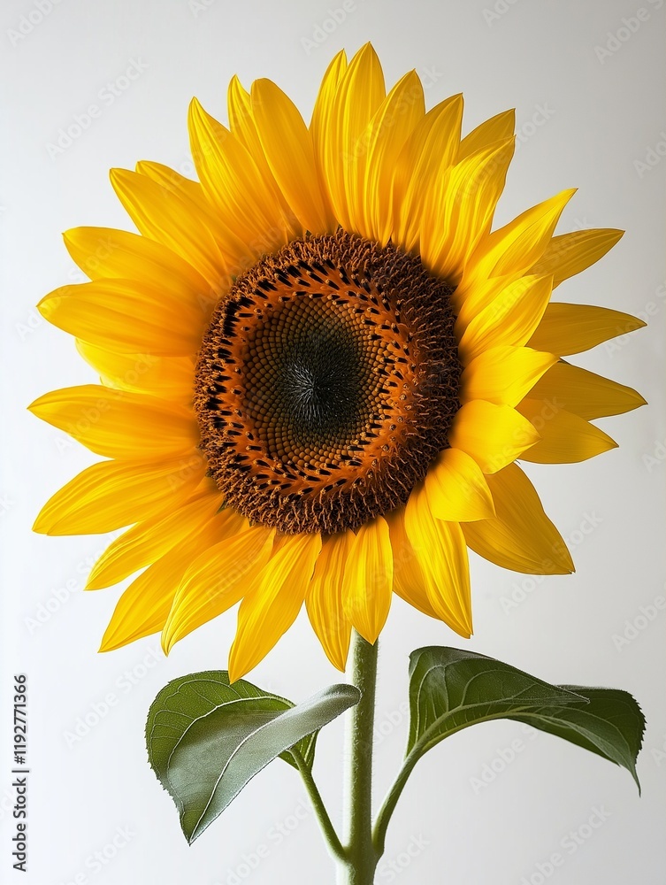 Obraz premium sunflower isolated on white background
