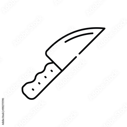 Knife vector icon