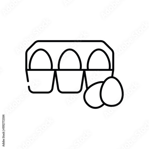 Egg Holder vector icon